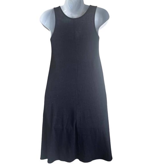 Aritzia Wilfred Free Dress Women XXS Black Flowy Stretch Comfort Beachy Festival - Picture 3 of 9